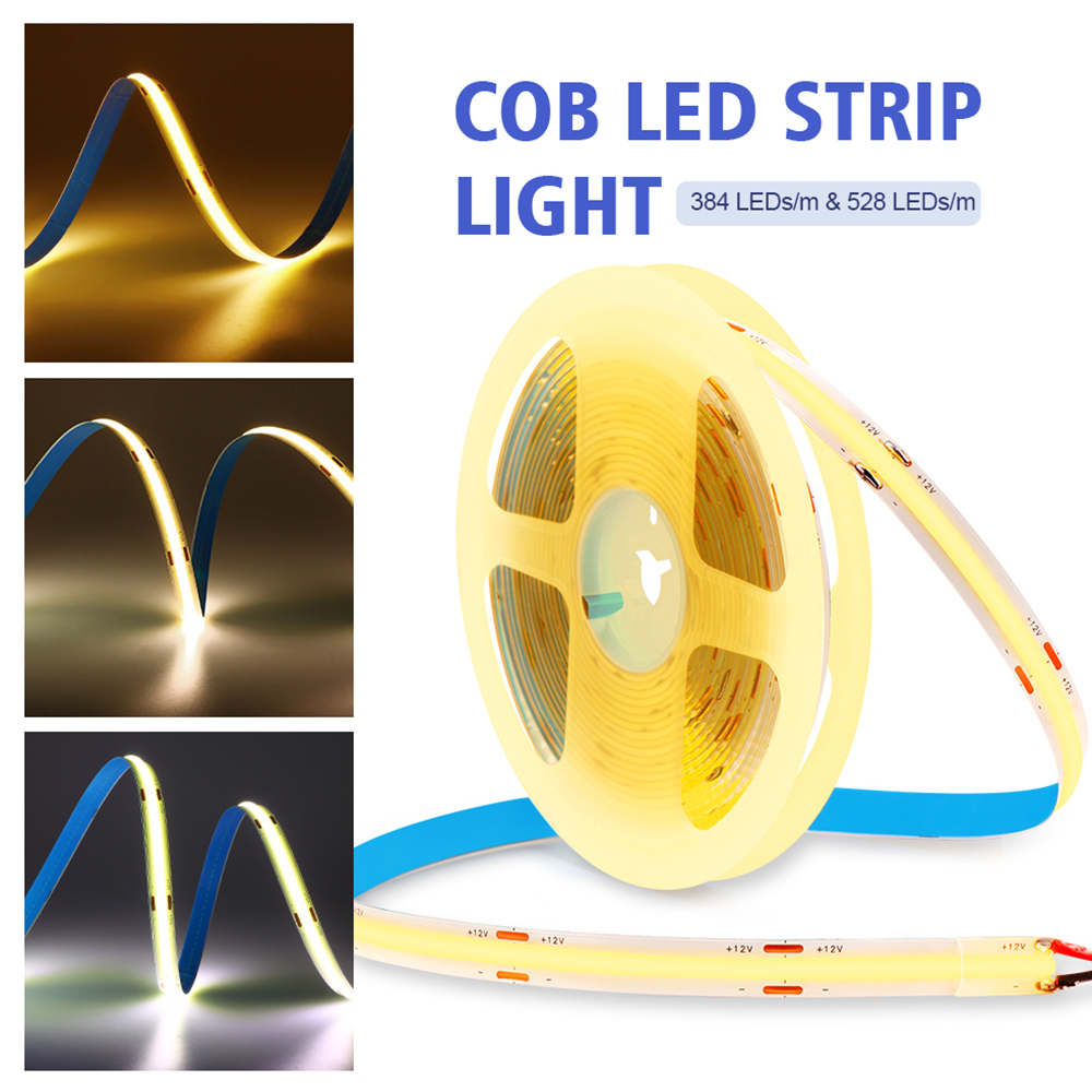 COB LED Ʈ  384 582 LEDs/m 5 / UL  ..